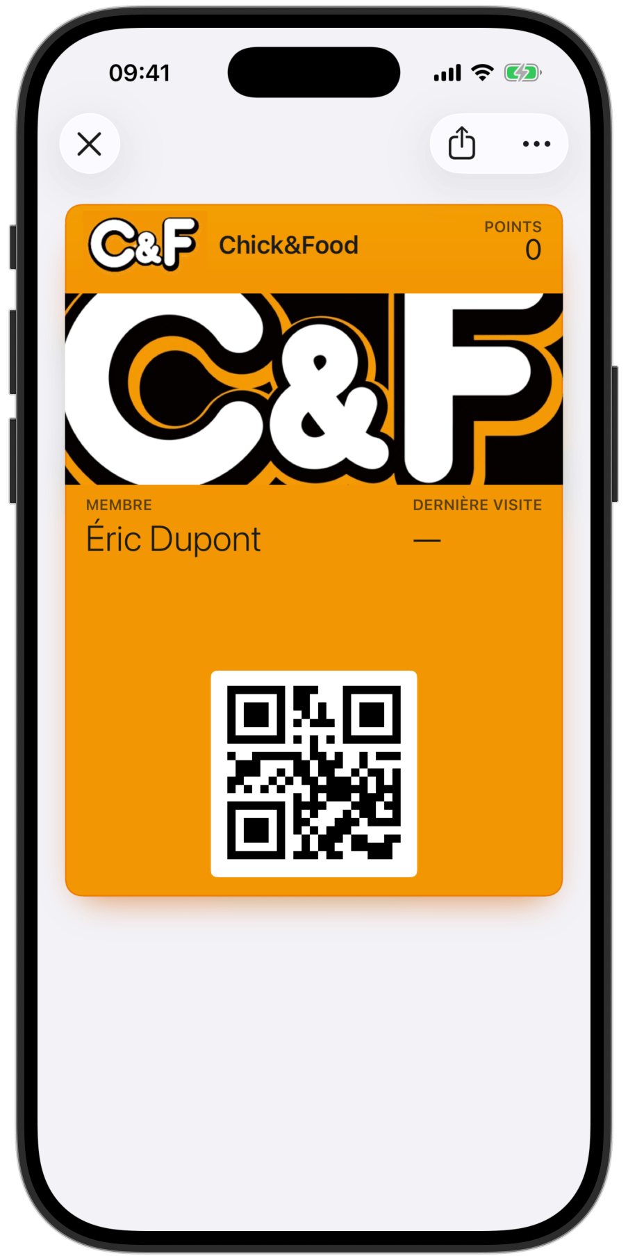 Carte de fidélité dans Apple Wallet